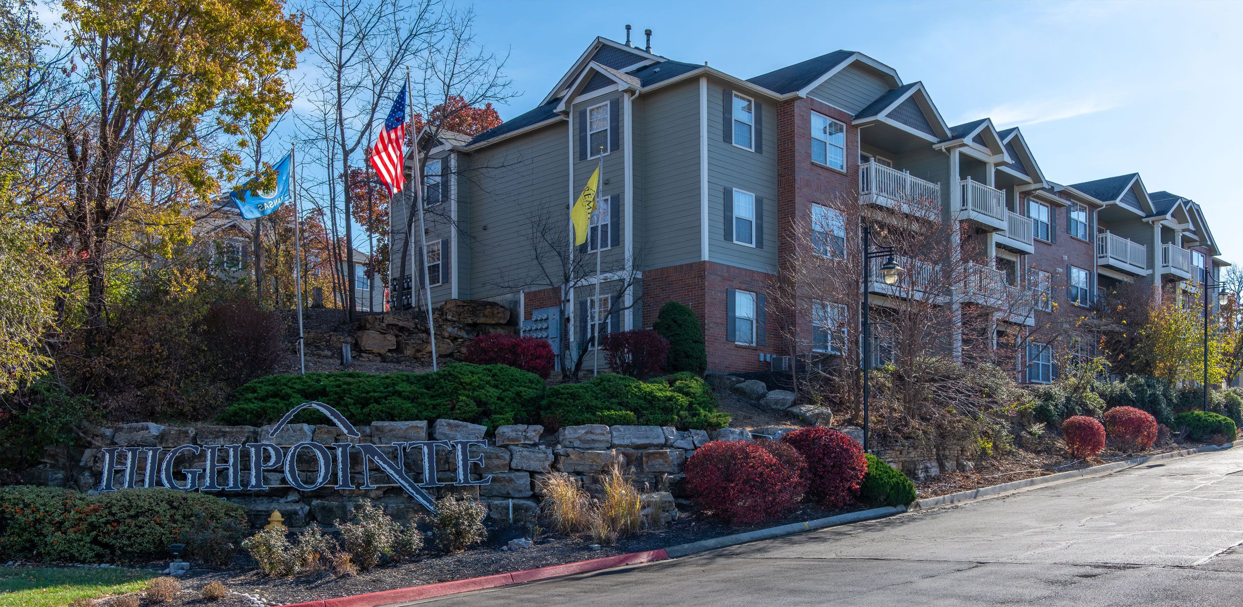 Highpointe Apartments 6th Street and Iowa, close to downtown Lawrence Kansas.